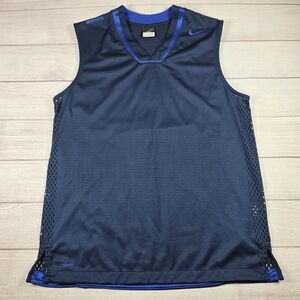 Vintage Nike Basketball Y2K Muscle Tee Jersey Shirt Sleeveless Mens Size Medium